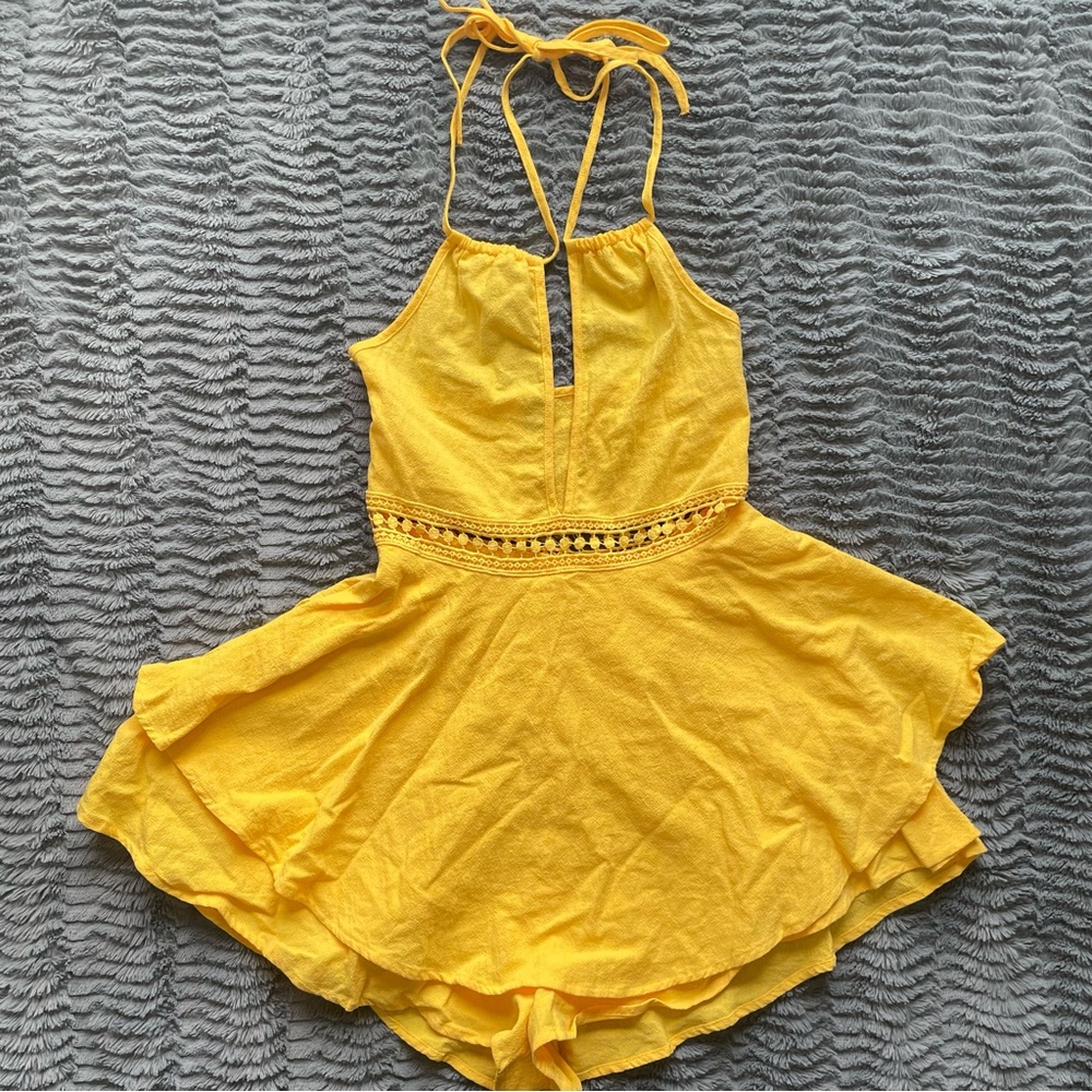 Tie-Up Romper